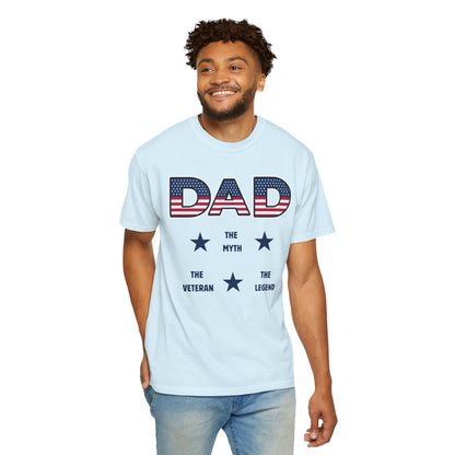 Dad The Veteran, The Myth, The Legend Patriotic T-Shirt