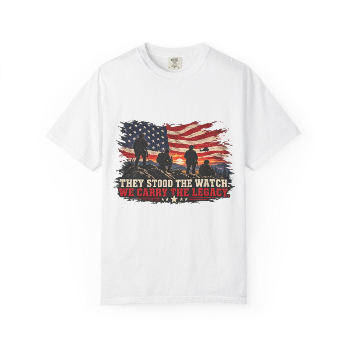 They Stood the Watch, We Carry the Legacy – Patriotic Veteran T-Shirt