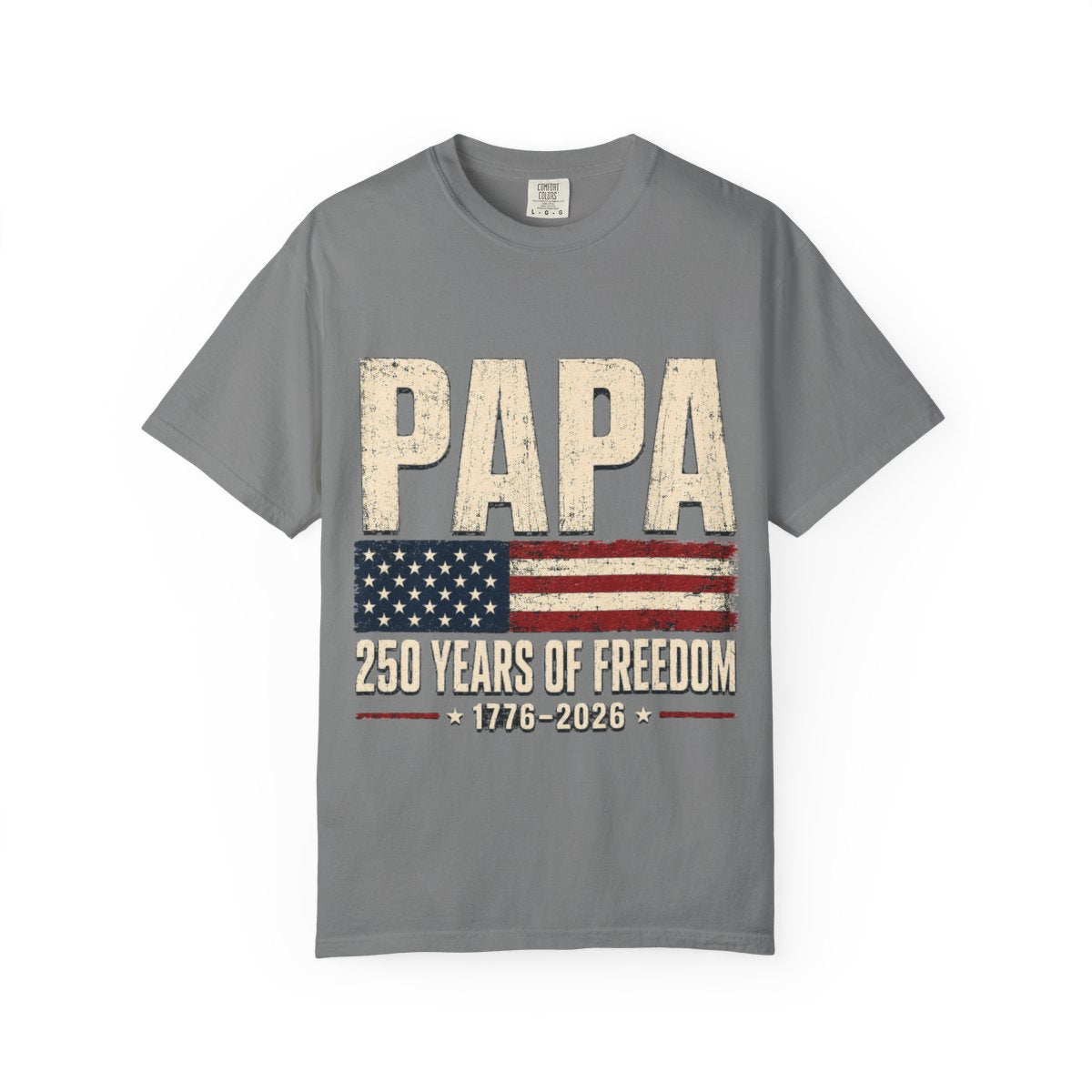 Dad 250 Years of Freedom Patriotic T-Shirt