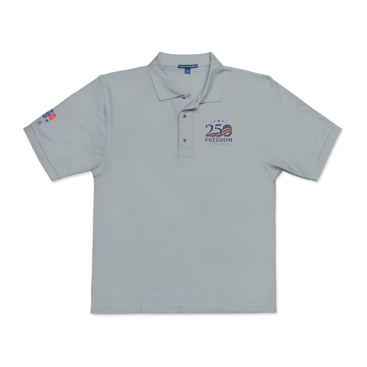 America 250 Freedom Embroidered Polo Shirt