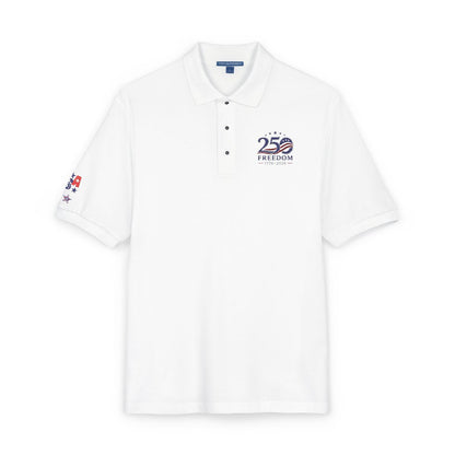 America 250 Freedom Embroidered Polo Shirt