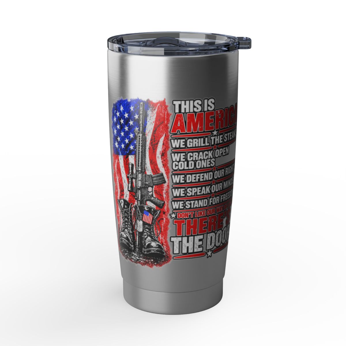 This Is America T-Shirt + 20oz Tumbler Bundle